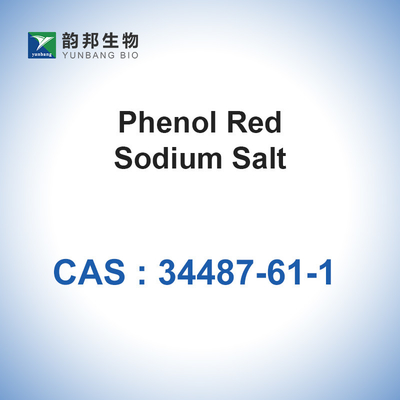 フェノールの赤いナトリウム塩水溶性CAS 34487-61-1 ARの等級生物