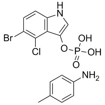 BCIP CAS6578-06-9の5 Bromo 4 Chloro3 Indolyl隣酸塩Pトルイジンの塩