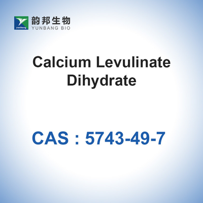 カルシウムLevulinate CAS 5743-49-7の二水化物レビュリン酸カルシウム塩の二水化物