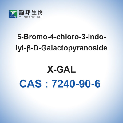 CAS 7240-90-6 X-GAL グリコシド 5-ブロモ-4-クロロ-3-インドリル-ベータ-D-ガラクトシド 研究室反応剤