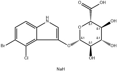 CAS 129541-41-9 5-ブロモ-4-クロロ-3-インドリル-β-D-グルキュロニード ナトリウム塩,X-GlcA/X-グルコース